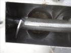 Used Screw Conveyor/Continuous Mixer, 304 Stainless Steel, Horizontal.