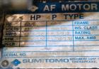 Used Incline Screw Conveyor, 304 Stainless Steel.