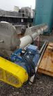 Used Incline Screw Conveyor, 304 Stainless Steel.