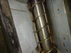 Used Incline Screw Conveyor, Carbon Steel.