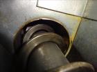 Used Incline Screw Conveyor, Carbon Steel.