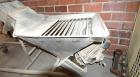 Used Inline Screw Conveyor, Stainless Steel. Approximate 10