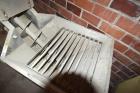 Used Inline Screw Conveyor, Stainless Steel. Approximate 10