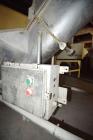 Used Inline Screw Conveyor, Stainless Steel. Approximate 10