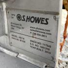 Used- S. Howes Inclined Screw Conveyor, Model 4SC16, Stainless Steel.