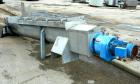 USED: Incline screw conveyor, 304 stainless steel. 14