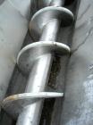 USED: Incline screw conveyor, 304 stainless steel. 14