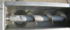 USED: Screw Conveyor, 304 stainless steel, horizontal. 6