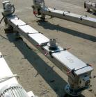 USED: Screw Conveyor, 304 stainless steel, horizontal. 6