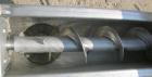 USED: Screw Conveyor, 304 stainless steel, horizontal. 6