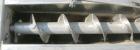 USED: Screw conveyor, 304 stainless steel, horizontal. 6