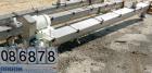 USED: Screw conveyor, 304 stainless steel, horizontal. 6