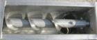USED: Screw conveyor, 304 stainless steel, horizontal. 6
