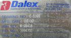 Unused- Dalex Screw conveyor, 304 stainless steel, horizontal. 9
