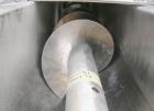 USED: Screw conveyor, 304 stainless steel, horizontal. 9