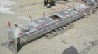 USED: Screw conveyor, 304 stainless steel, horizontal. 9