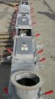 USED: Screw conveyor, 304 stainless steel, horizontal. 9