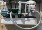 USED: Screw conveyor, 304 stainless steel, horizontal. 9