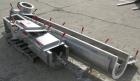 USED: Screw conveyor, 304 stainless steel, horizontal. 9