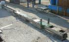 USED: Advanced Fabricators Screw Conveyor, 304 stainless steel, horizontal. 6