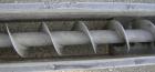 USED: Advanced Fabricators Screw Conveyor, 304 stainless steel, horizontal. 6