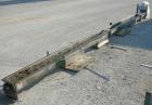 USED: Advanced Fabricators Screw Conveyor, 304 stainless steel, horizontal. 6