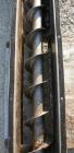 USED: Advanced Fabricators Screw Conveyor, 304 stainless steel, horizontal. 6