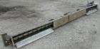 USED: Advanced Fabricators screw conveyor, 304 stainless steel, horizontal. 6
