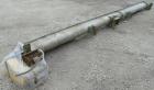 USED: Advanced Fabricators screw conveyor, 304 stainless steel, horizontal. 6