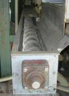 USED: Advanced Fabricators screw conveyor, 304 stainless steel, horizontal. 6