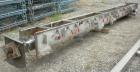 Used Continental Screw Conveyor Horizontal Screw Conveyor, 316 Stainless Steel. Approximate 9