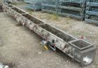 Used Continental Screw Conveyor Horizontal Screw Conveyor, 316 Stainless Steel. Approximate 9