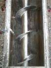 Used Continental Screw Conveyor Horizontal Screw Conveyor, 316 Stainless Steel. Approximate 9