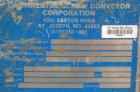 Used Continental Screw Conveyor Horizontal Screw Conveyor, 316 Stainless Steel. Approximate 9