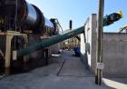 Used Continental Enclosed Tube Inclined Screw Conveyor