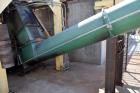 Used- Continental Enclosed Tube Inclined Screw Conveyor