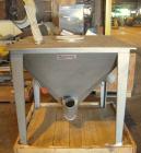 Used Flexcion Flexible Screw Conveyor. 304 Stainless Steel Hopper.  3