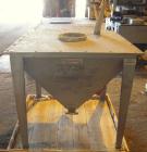 Used Flexcion Flexible Screw Conveyor. 304 Stainless Steel Hopper.  3