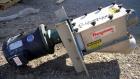 Used Flexcion Flexible Screw Conveyor. 304 Stainless Steel Hopper.  3