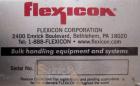 Used Flexcion Flexible Screw Conveyor. 304 Stainless Steel Hopper.  3