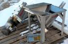 Used Flexcion Flexible Screw Conveyor. 17’’ x 17’’ 304 stainless steel hopper. 1-34