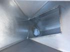 Used- Flexcion Flexible Screw Conveyor. 17’’ x 17’’ 304 stainless steel hopper. 1-34