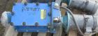 USED: Flexicon incline screw conveyor. Carbon steel hopper 36