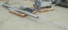 Used Hapman Mobile Helix Flexible Screw Conveyor, model DO4-HC-0302, 304 stainless steel. (2) 3-1/2’’ diameter x 180’’ long screws, 4-1/2’’ diameter stainless steel tube. Includes a 27’’ x 27’’ x 25’...