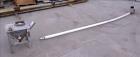 Used Hapman Flexible Screw Conveyor, 304 Stainless Steel. Approximate 2