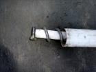Used Hapman Flexible Screw Conveyor, 304 Stainless Steel. Approximate 2