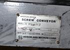 Used-Hosokawa Micron Screw Conveyor, Model SC-15-1040, Stainless Steel Approximate 6’’ diameter x 38’’ long screw, 6-1/2’’ d...