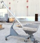Used S. Howes Inclined Screw Conveyor, Model 4C10, 304 Stainless Steel. 4