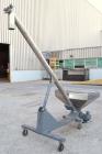 Used S. Howes Inclined Screw Conveyor, Model 4C10, 304 Stainless Steel. 4