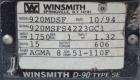 Used S. Howes Inclined Screw Conveyor, Model 4C10, 304 Stainless Steel. 4